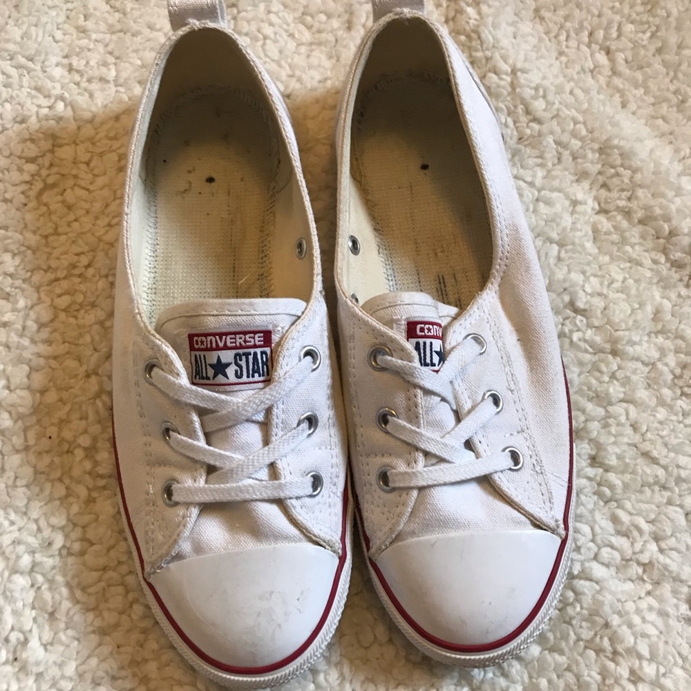 White converse shoreside shoreline
